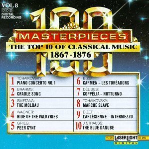 100 Masterpieces/Vol. 8-Top Ten Of 1867-1876@Tchaikovsky/Brahms/Smetana@Wagner/Bizet/Strauss/Grieg