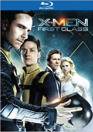 X-Men: First Class (Walmart Exclusive)/James McAvoy, Michael Fassbender, and Rose Byrne@PG-13@Blu-ray