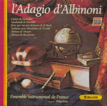 Adagio D'Albinoni/Adagio D'Albinoni@Houbart/Schneider/Touvron/&@Bride/Ens Instrumental De Fran