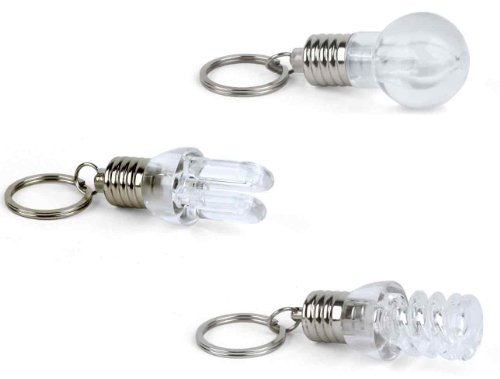 Keychain/Led Light Bulbs Keyring@Assorted