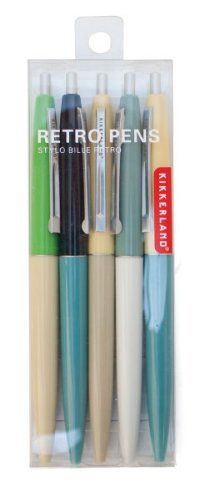 Novelty/Retro Pens Set Of 5