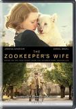 Zookeeper's Wife Chastain Heldenbergh Bruhl DVD Pg13 