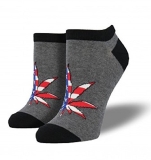 Socks Ankle Patriotic Plant 