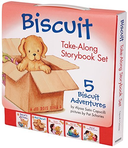 Alyssa Satin Capucilli/Biscuit Take-Along Storybook Set@ 5 Biscuit Adventures