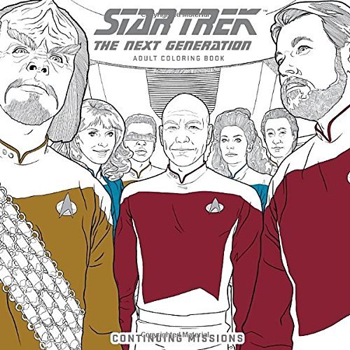 Adult Coloring Book/Star Trek The Next Generation@Continuing Missions