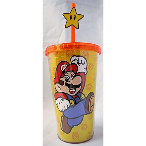 Travel Cup/Super Mario Bros. W/Molded Straw