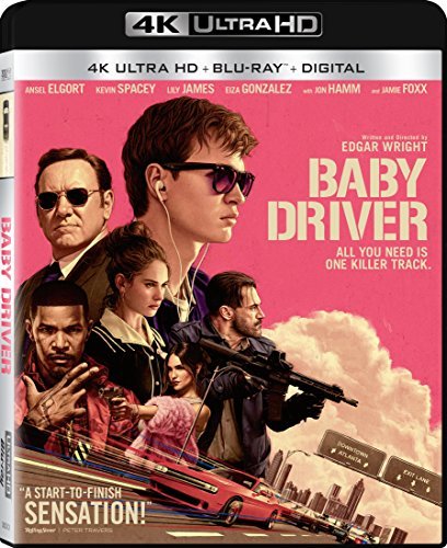 Baby Driver/Elgort/Spacey/James/Foxx/Hamm/Bernthal@4KUHD@R
