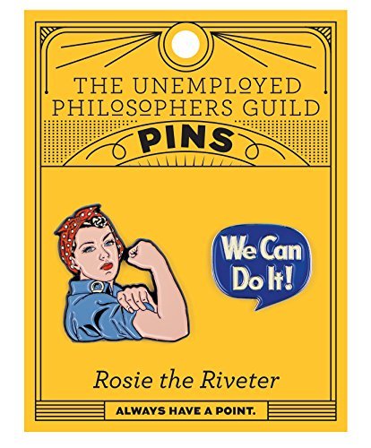 Enamel Pin Set/Rosie The Riveter/We Can Do It