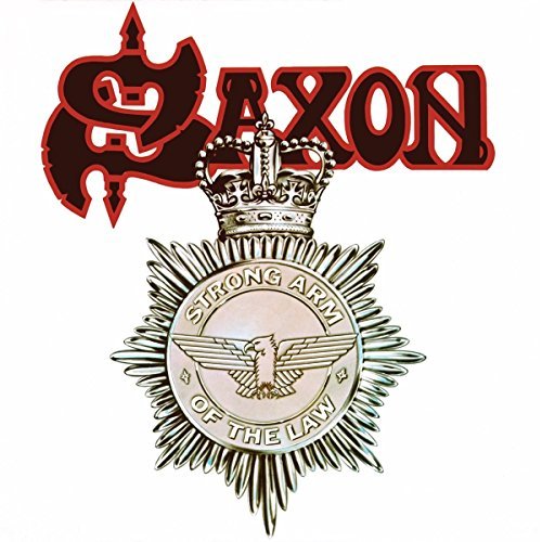 Saxon/Strong Arm Of The Law@Red & Black Splatter Vinyl