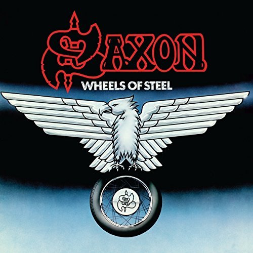 Saxon/Wheels Of Steel@Blue & White Splatter Vinyl