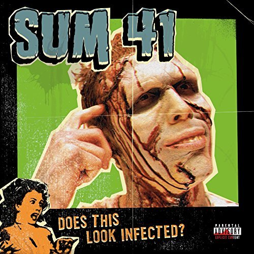 Sum 41/Does This Look Infected (clear with green blob vinyl)