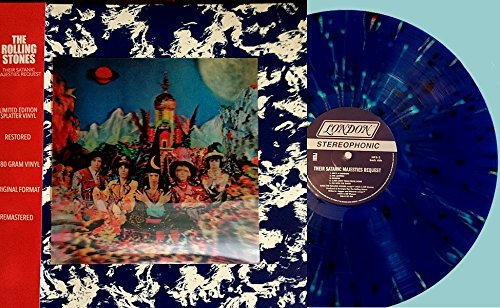 The Rolling Stones/Their Satanic Majesties@Blue + White Splatter Vinyl@Limited edition: 3500