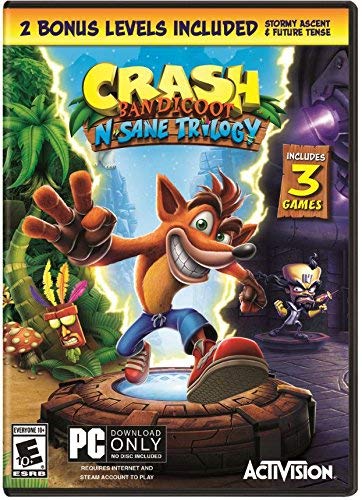 PC/Crash Bandicoot N. Sane Trilogy@Crash/Crash 2/Crash Warped@No Disc/Download Only