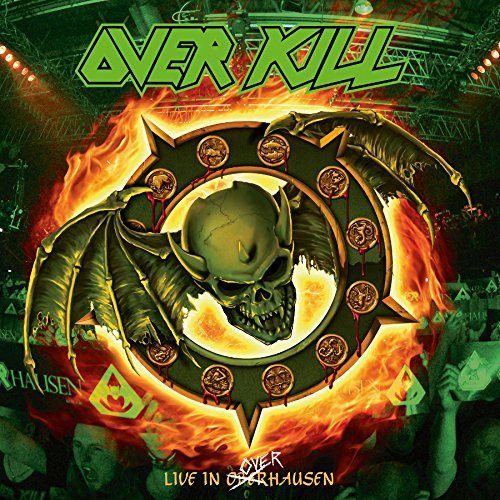 Overkill/Horrorscope (Live In Overhausen)@Gatefold double LP, Orange w/ green & yellow splatter