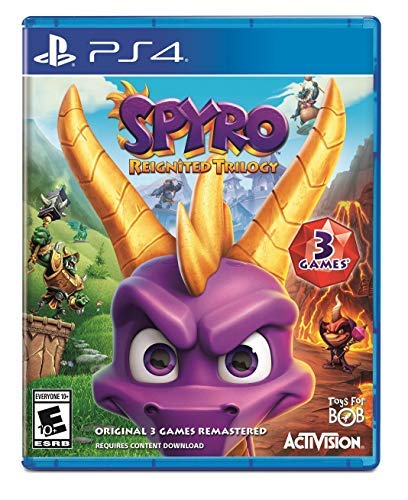 PS4/Spyro Reignited Trilogy@Includes Spyro, Spyro 2, & Year Of The Dragon