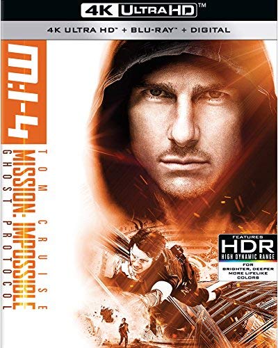 Mission Impossible: Ghost Protocol/Cruise/Renner/Pegg/Patton@4KUHD@PG13
