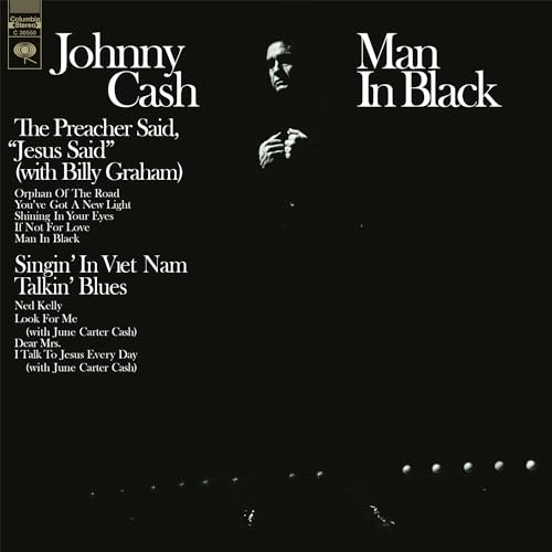Johnny Cash/Man In Black (Crystal Clear Vinyl)@180g / Ltd. 2500