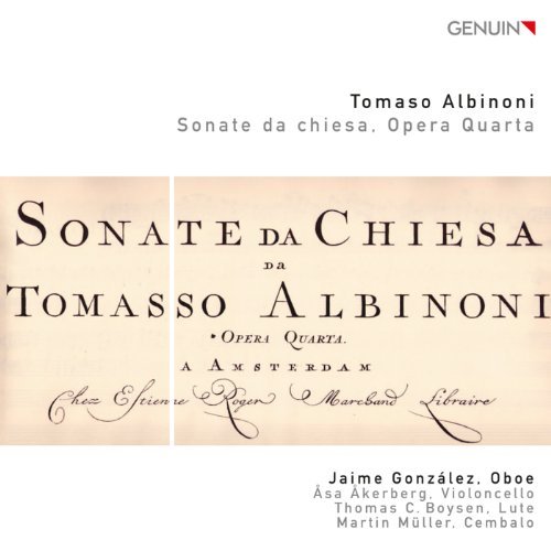 T. Albinoni/Sonate Da Chiesa Opera Quarta@Gonzalez/Akerberg/Boysen/&