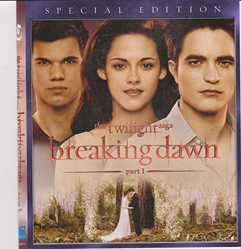 Twilight: Breaking Dawn Part 1/Pattinson/Stewart/Lautner@Blu-ray@Special Edition/Pg13/Ws