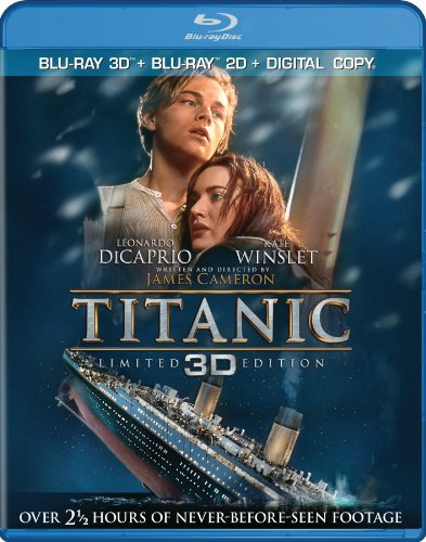 Titanic 3d (1997) (2012 Versio/Dicaprio/Winslet@Pg13/Incl. Br/Dc/Uv
