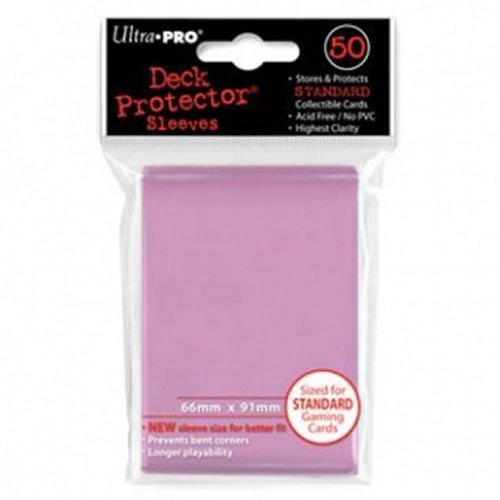 Card Sleeves - 50ct Standard/Pink