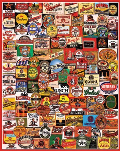 PUZZLE/CHEERS! (BEER LABELS COLLAGE)