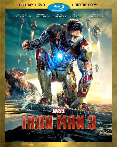 Iron Man 3/Downey/Paltrow/Cheadle/Pearce/@Blu-Ray/Ws@Pg13/Dvd/Dc