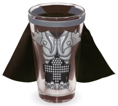 Pint Glass/Kiss - Demon with Cape