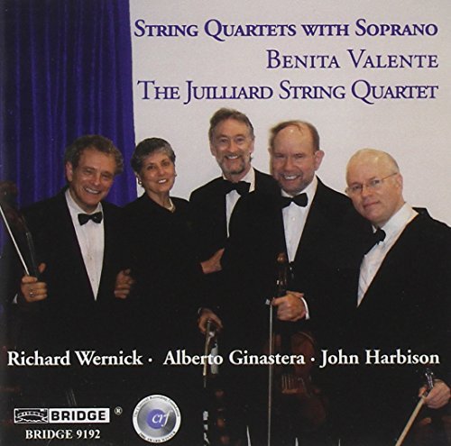 Wernick/Ginastera/Harbison/String Quartets With Soprano V@Valente (Sop)@Juilliard Qt