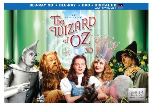 Wizard Of Oz-3d/Garland/Hamilton/Bolger/Haley@Blu-Ray/Ws/75th Anniv.@G/Incl. Dvd
