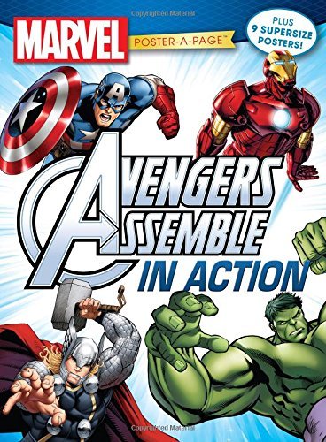 Disney/Marvel Avengers Assemble in Action Poster-A-Page