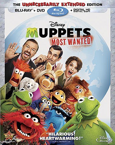 Muppets: Most Wanted/Gervais/Burrell/Fey@Blu-ray/Dvd