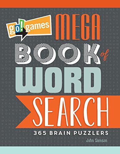 John M. Samson/Go!games Mega Book of Word Search@ 365 Brain Puzzlers