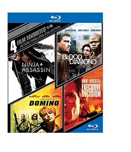 4 Film Favorites: Action Thrillers/Ninja Assassin/Blood Diamond/Domino/Executive Decision