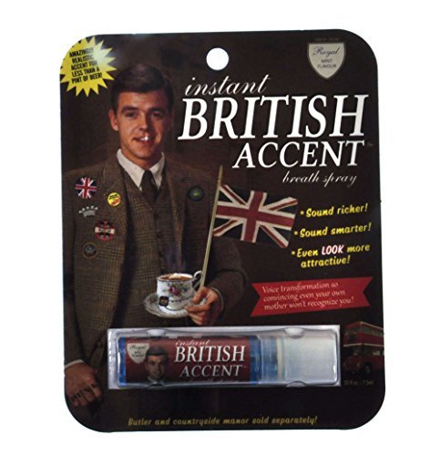 Breath Spray/Instant British Accent