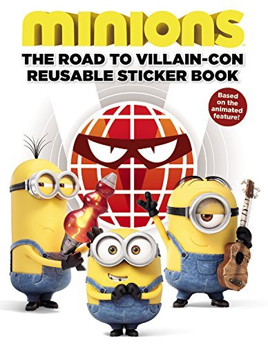 Trey King/Minions@ The Road to Villain-Con: Reusable Sticker Book