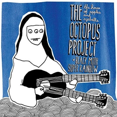 Black Moth Super Rainbow + The Octopus Project/The House of Apples and Eyeballs@Blue & White Splatter Vinyl, download, limited to 1000