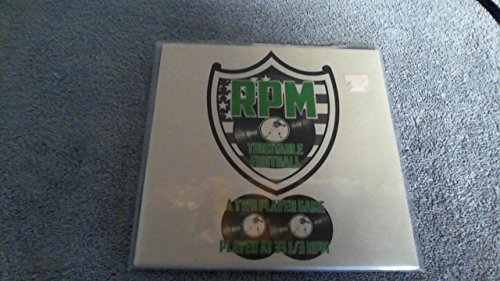 RPM Turntable Football/2 Player Game Played at 33 1/3 RPM@Green Vinyl