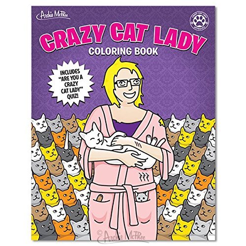 Coloring Book/Crazy Cat Lady@Coloring Book-Crazy Cat Lady