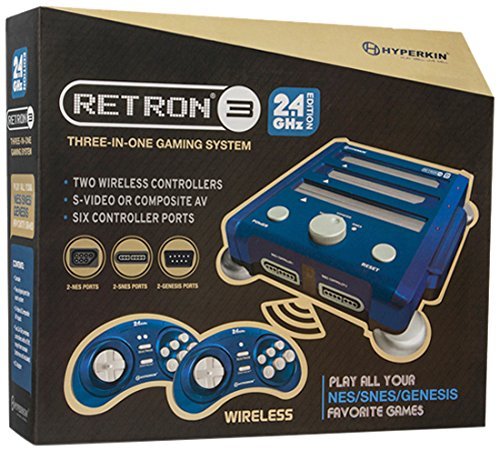 Console/Retron 3 - SNES/Genesis/NES@Bravo Blue