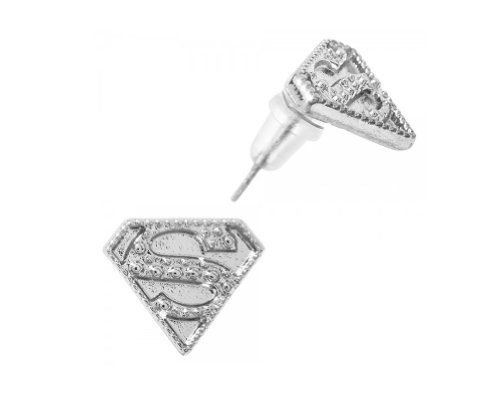 Stud Earrings/Superman - Bling
