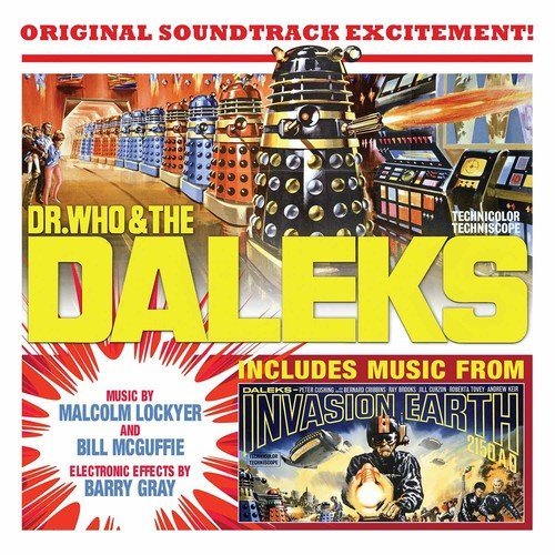Dr. Who & The Daleks & 1966 Daleks: Invasion Earth 2150 A.D./Soundtrack@2LP, 180 Gram, Yellow Vinyl, gatefold, first time on vinyl, limited to 1000