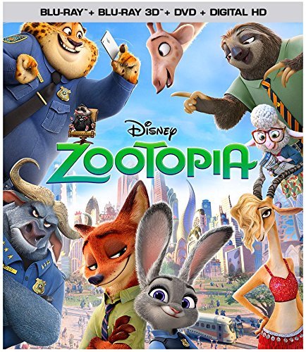 Zootopia/Disney@3D/Blu-ray/Dvd/Dc@Pg