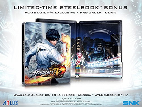 PS4/King of Fighters XIV (launch edition includes game and steel book)