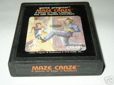 ATARI 2600/MAZE CRAZE A GAME OF COPS AND ROBBERS