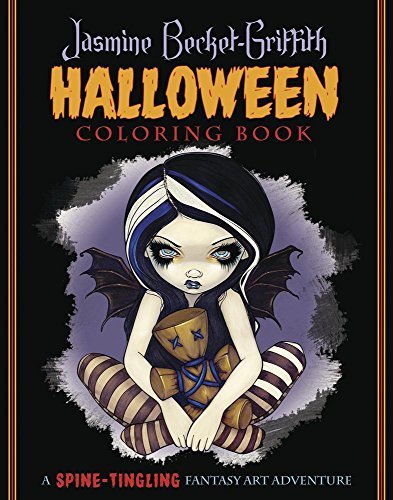 Jasmine Becket-Griffith/Jasmine Becket-Griffith Halloween Coloring Book@A Spine-Tingling Fantasy Art Adventure