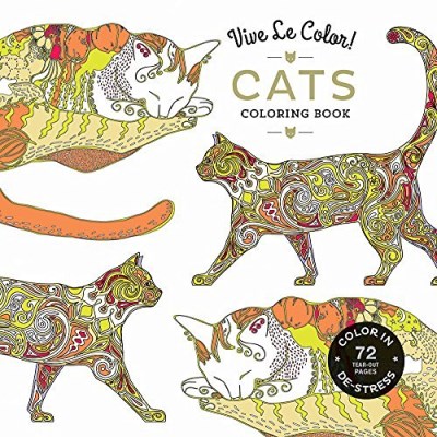 Abrams Noterie/Vive Le Color Cats Adult Color