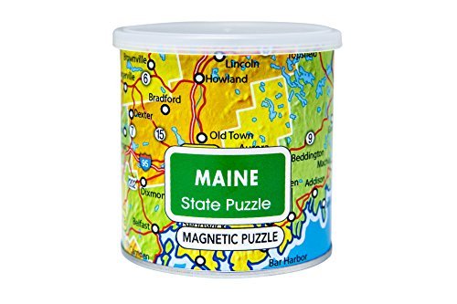 Puzzle/Maine Puzzle Fridge Magnet
