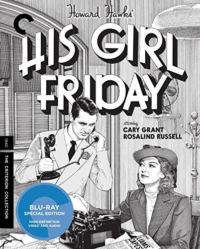 His Girl Friday/Grant/Russell@Blu-ray@Criterion