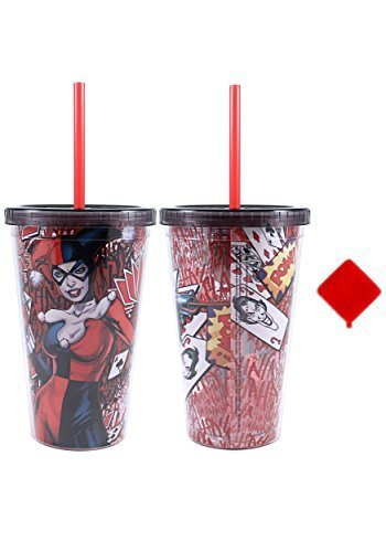 Travel Cup W/Cubes/Dc Comics - Harley Quinn